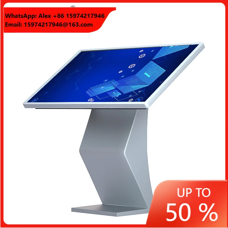 Wholesale 32 43 49 55 65 Inch Interactive Digital Signage Information All In One Smart Multi Touch Screen K Type Kiosk