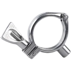 19-102mm 304 Stainless Steel Sanitary Pipe Holder Clamp Type Clips Support Tube Bracket