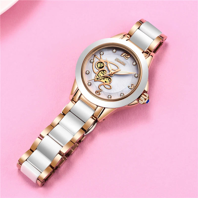 LIGE Rose Gold Watch Woman Brand Luxury Women Quartz Watches Ladies Bracelet Female Wrist Watch Girl Clock Gift Relogio Feminino