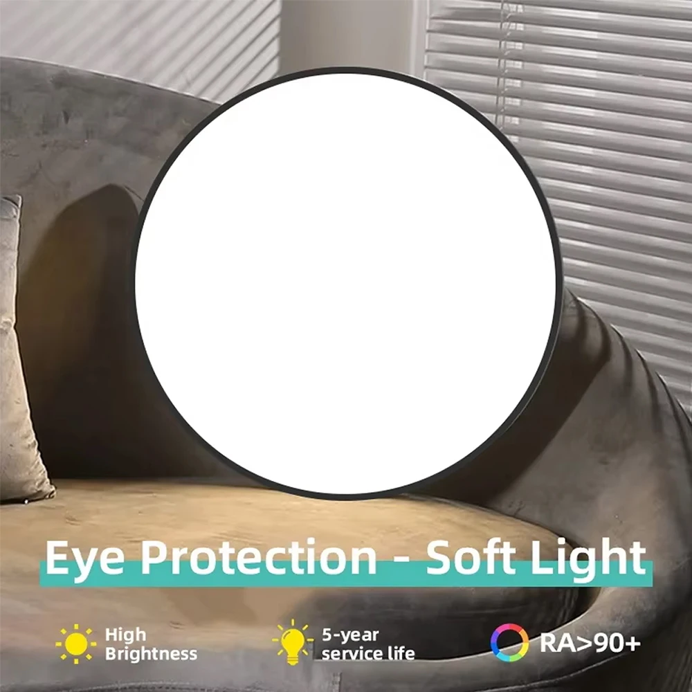 Led Ceiling Light Modern Ultra-Thin Panel Light 180-265V Chandelie 18W/30W/40W Indoor Lighting For Kitchen Dimmable Ceiling Lamp