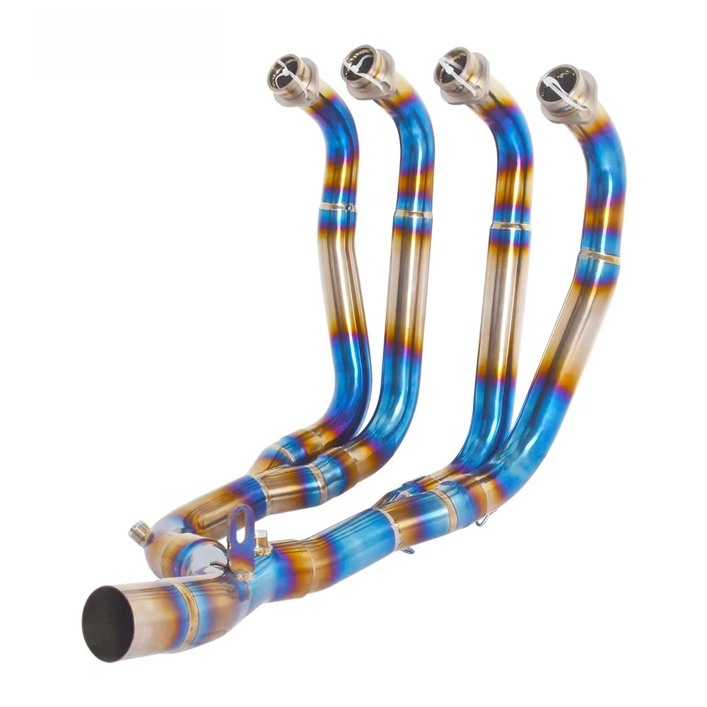 

Высокопроизводительная модифицированная передняя выхлопная труба мотоцикла из титанового сплава для CB1000R 18-24, неразрушающая установка