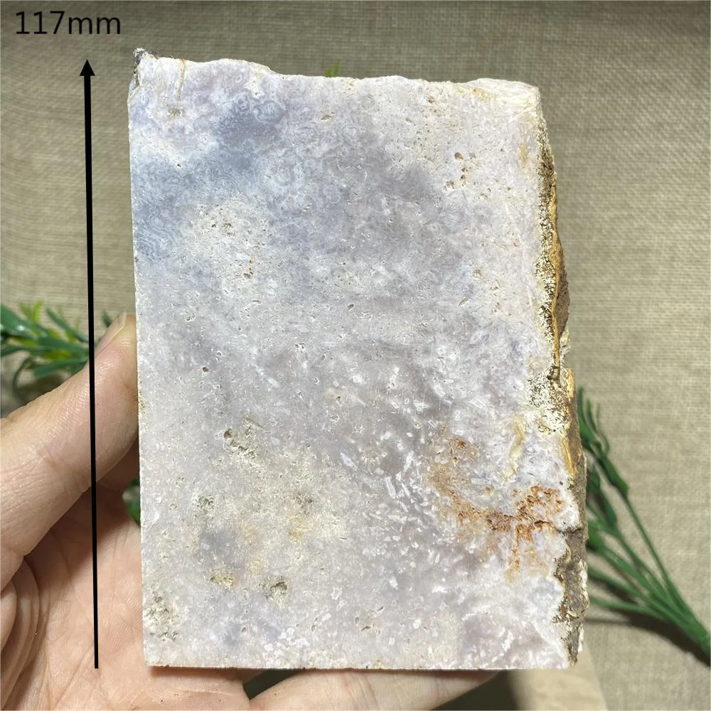 Natural Crystal Slab Pink Amethyst  Sculpture Beauty Healing Minerals Specimen Reiki Section Home Decoratio