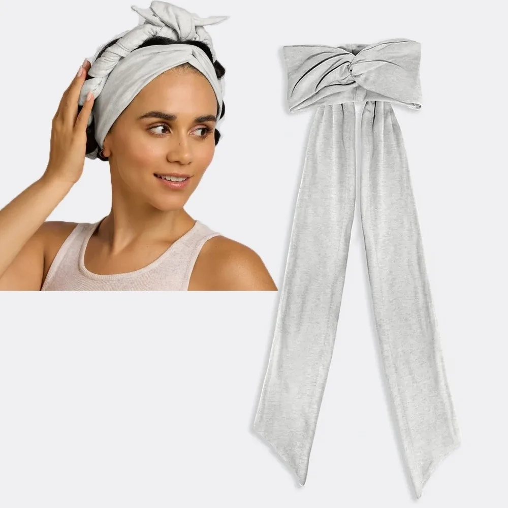 Fashion 2 In 1 Heatless Curls Headband Soft No Heat Hair Styling Tool Long Ribbon Curling Rod for Women