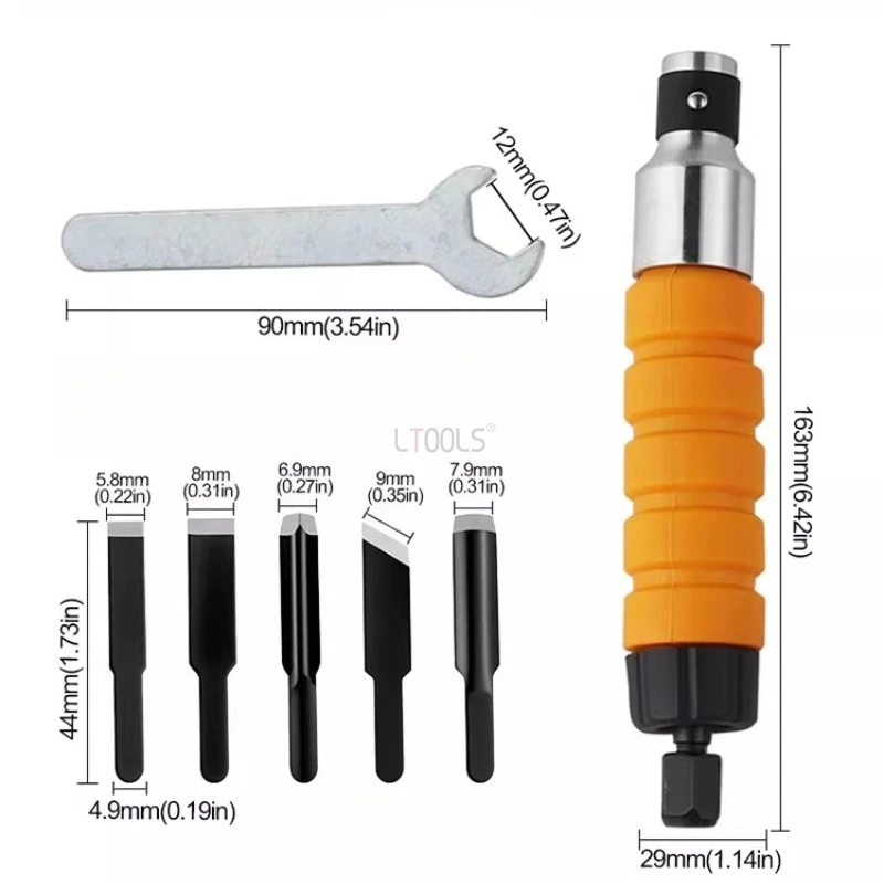 

Электрический набор долот для резьбы по дереву, гравировальный нож для резьбы по корню, мини-ручной деревообрабатывающий долбежный шлифовальный ручной инструмент «сделай сам», портативный