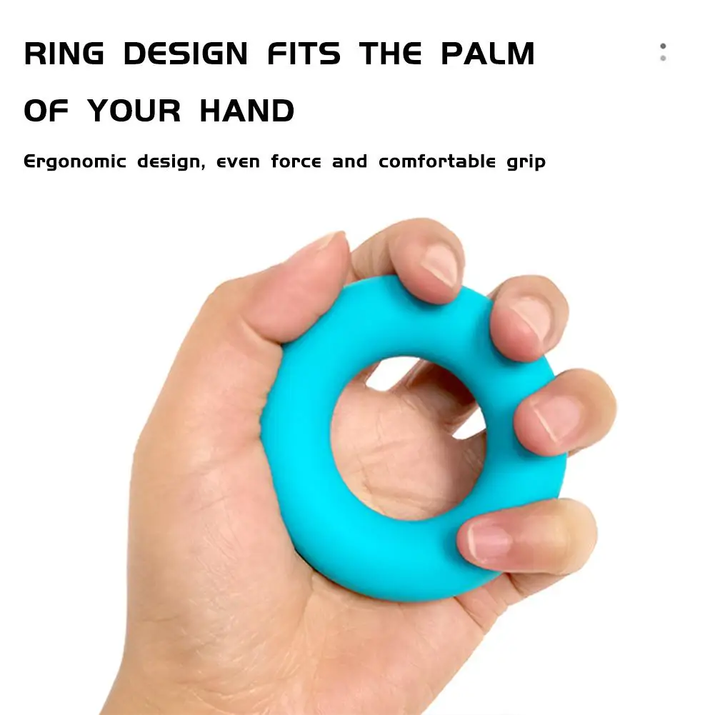 Silicone Hand Grip 30-60LB Finger Trainer Carpal Expander Muscle Workout Exercise Strengthener Portable Gym Fitness Equipment