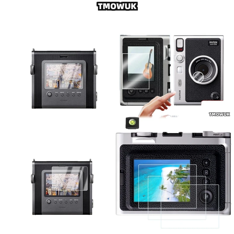 

For Fujifilm Instax WIDE EVO Mini Evo: Bubble-Free Tempered Glass Screen Film, 9H Scratch-Resistant, Anti-Scratch, HD LCD Protec