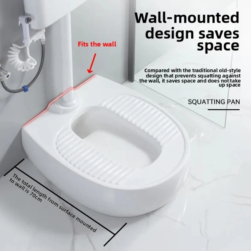 Dktop suace-mounted - toile pit- base-platform, deodorant squatting toilet