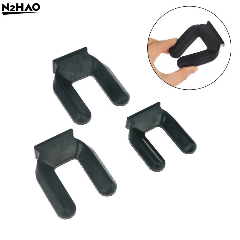 Rubber Office Chair Wheel Stopper Furnitures Foot Wheel Caster Anti-slip Pad Floor Protectors Prevents Scratches Slot Pad