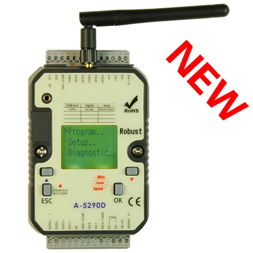4DI 4AI(0/4-20mA or 2PT100),2DO,2AO(0/4-20mA) (WIFI Communication)(A-5290D)