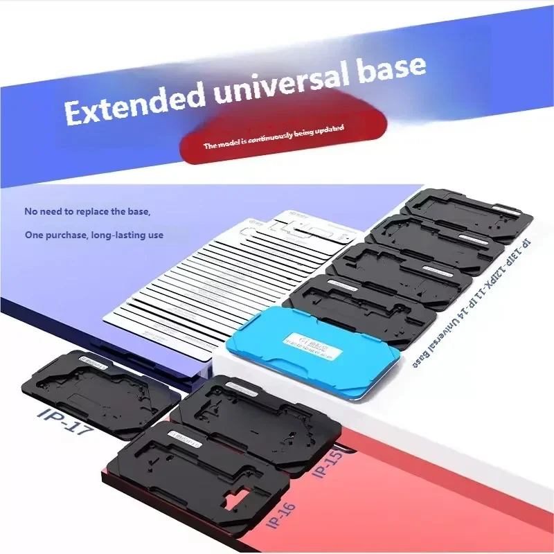 JTX M29 Middle Layer Reballing Stencil Platform Magnetic Base For IP 11 12 13 14 15 16 17ProMax Plant Tin Motherboard Repair