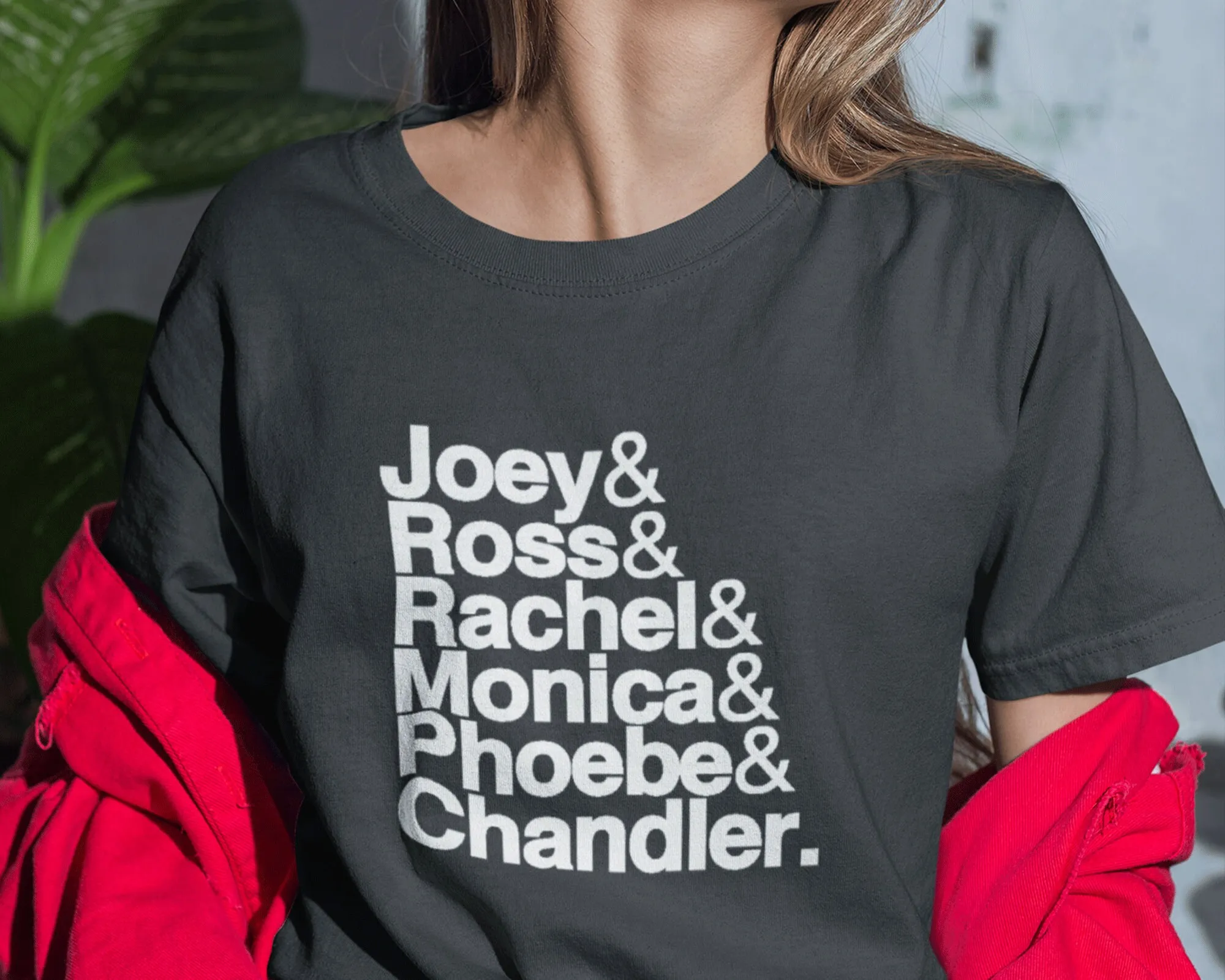 Футболка Friends TV Show Joey Tribbiani Ross Geller Rachel Green Monica Phoebe Buffay Chandler Bing