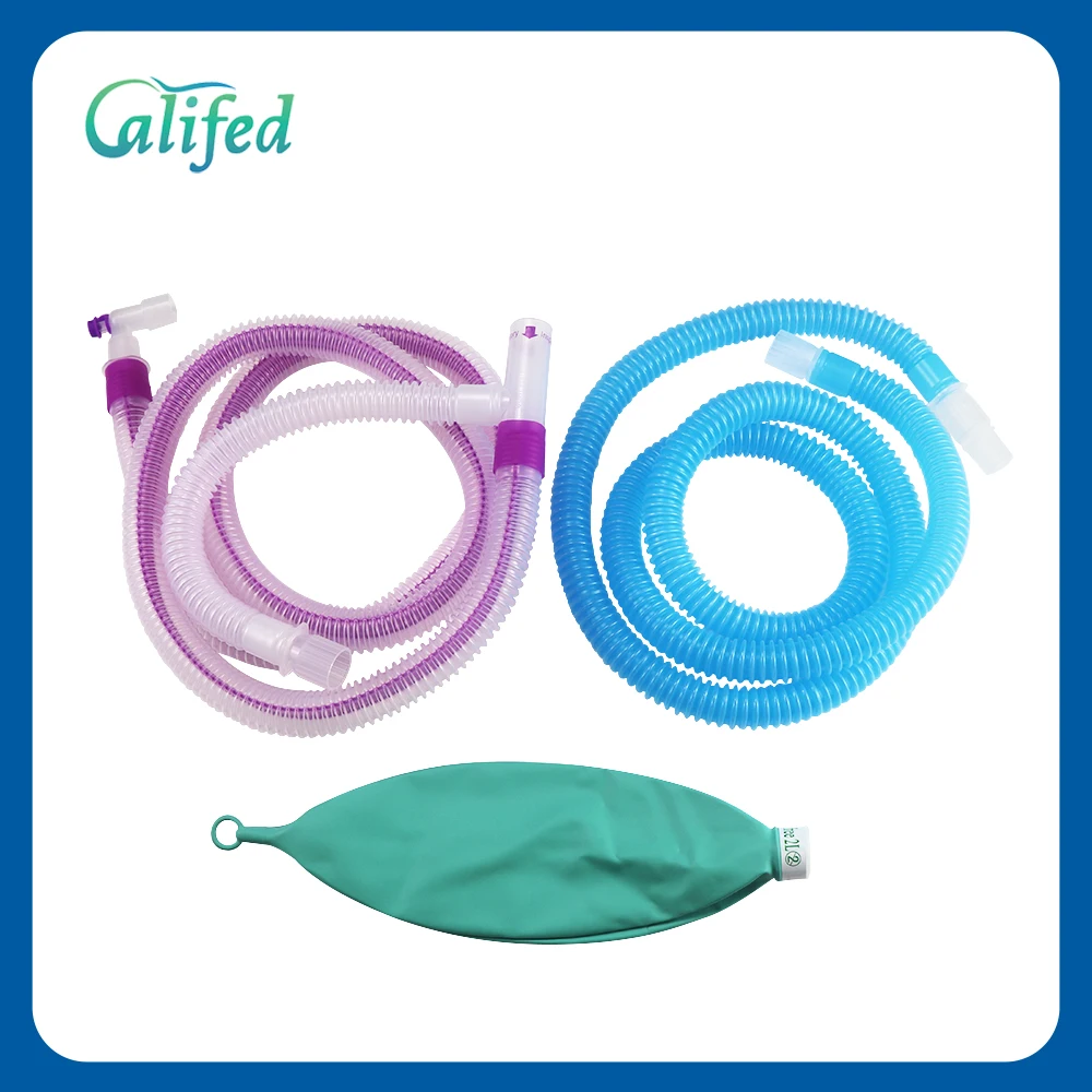 califed-qチューブ-麻酔用回路（医療用呼吸回路）-伸縮式蛇腹チューブ-シングル／デュアルリム呼吸用チューブ