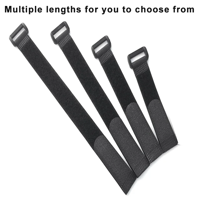 5/10Pcs Reusable Hook and Loop Straps Fastening Cable Ties Cable Straps Nylon Securing Wire Cord Ties Organizer Fastener Tape