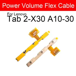 Volume&Power ON/OFF Side Button Flex Cable For Lenovo Tab 2-X30 A10-30 Power Volume  Button Flex Ribbon Replacement Parts
