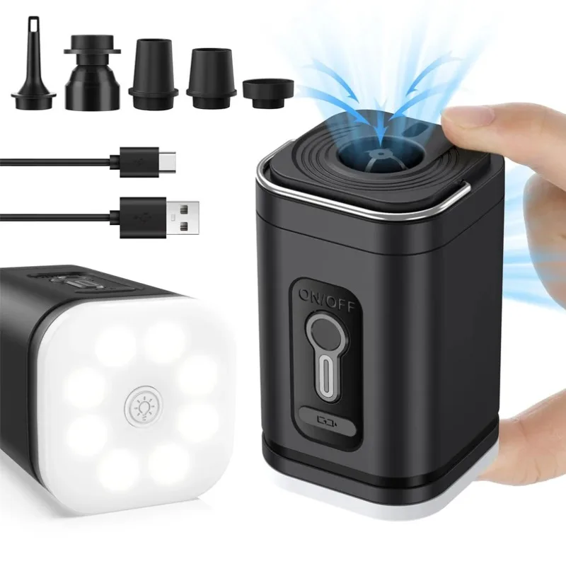 Air Pump Wireless Compressor Outdoor Camping Inflatable Edible Vacuum Storage Bag Backpack Inflatable