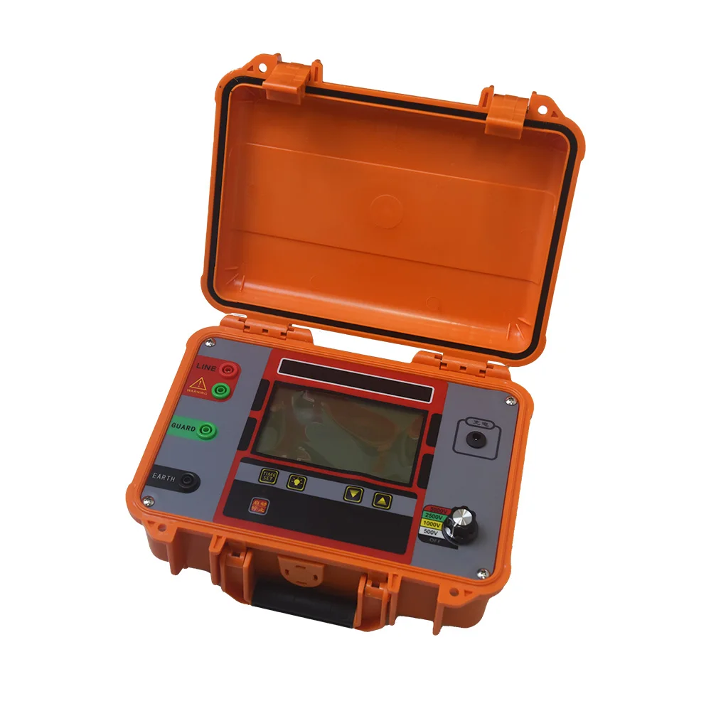 Rapid Test 5kv AC/DC High Voltage Transformer Testing Machine Megohmmeter Megameter Insulation Resistance Tester