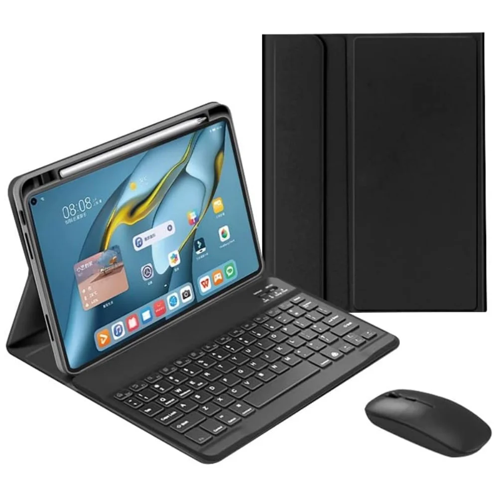 

Чехол с клавиатурой для планшета Huawei MatePad 11, 10,95 дюйма, 2021, DBY-L09 DBY-W09, чехол для планшета, испанский, русский, иврит, Teclado Funda