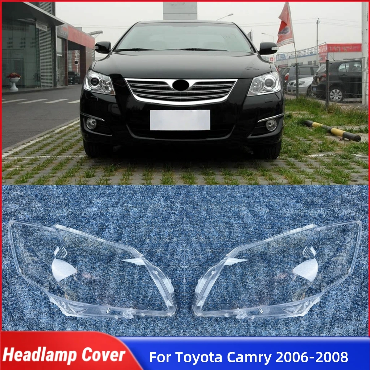 

For Toyota Camry 2006 2007 2008 Automotive Parts and Accessories Dust Cover For Headlights Glass Cover