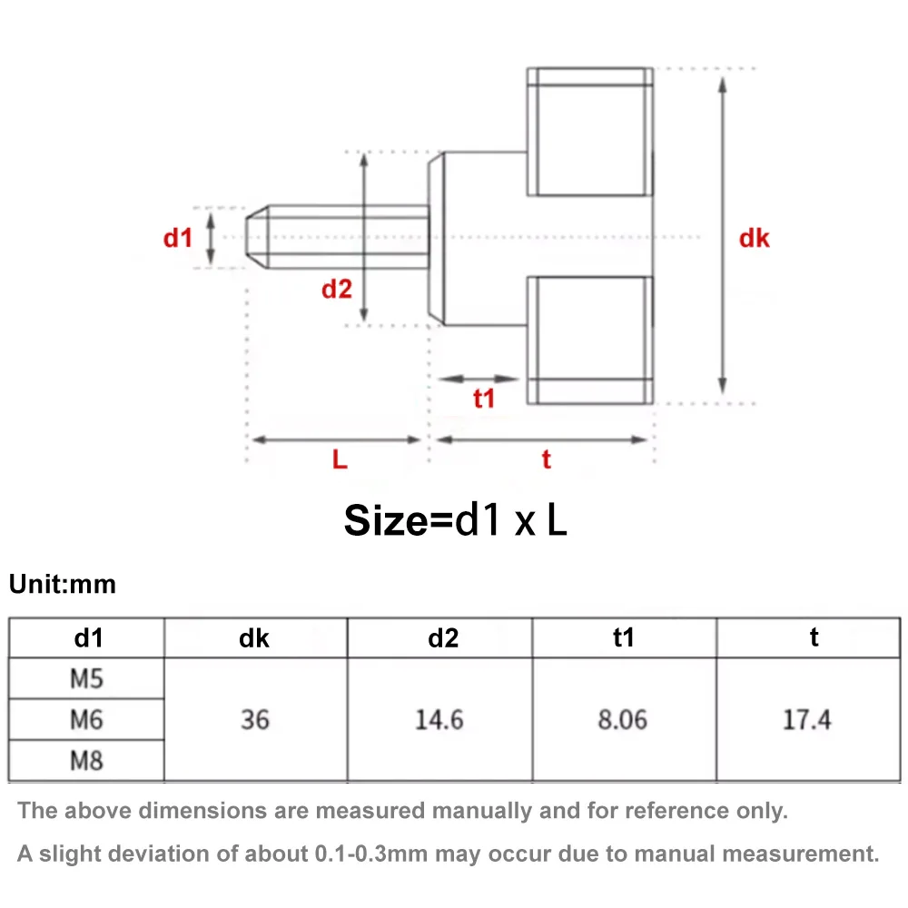 M5 M6 M8 الفولاذ المقاوم للصدأ مقبض اليد المسمار فتحة مسطحة مقبض البلاستيك رئيس قابل للتعديل T نوع Z نوع الإبهام الترباس