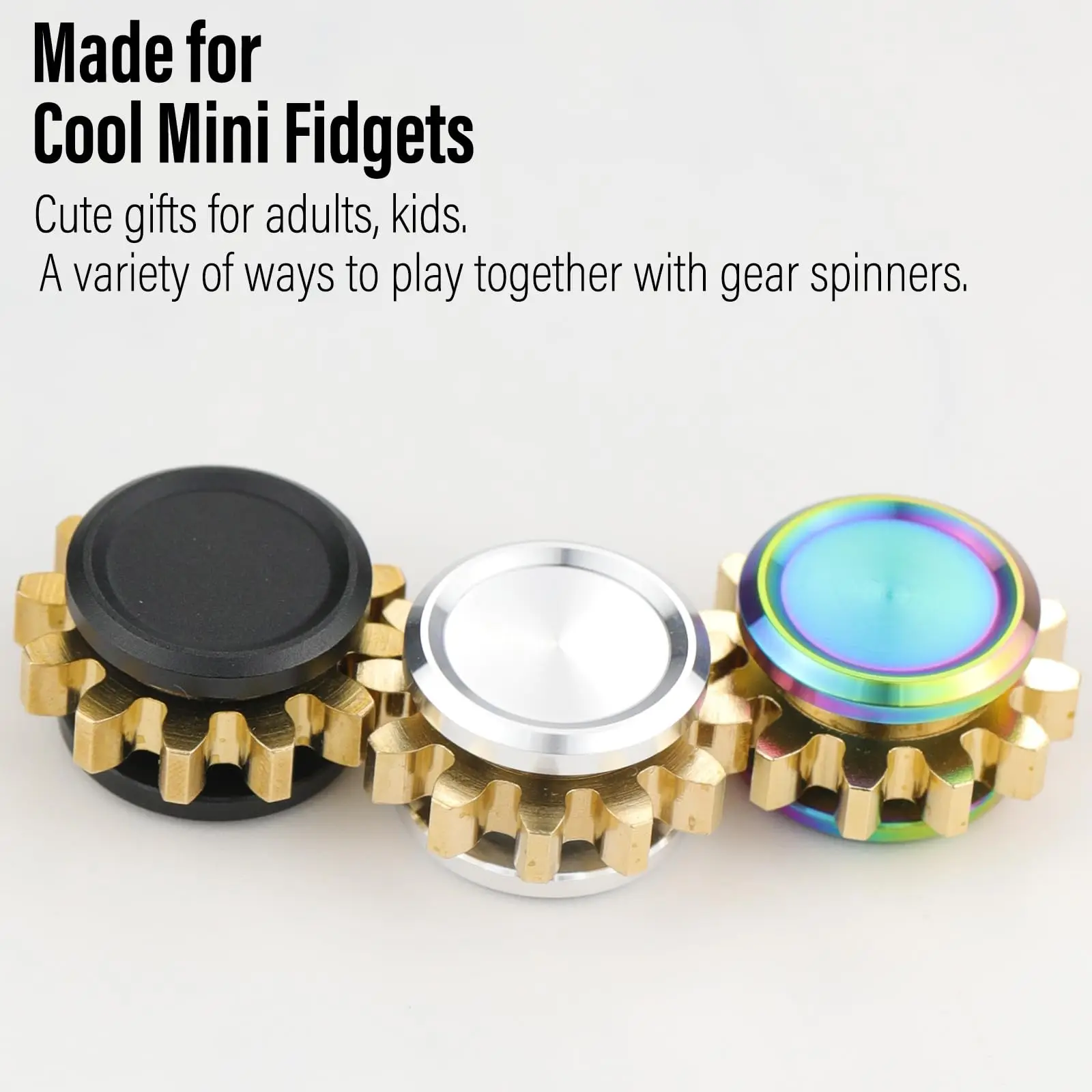 Metal Gear Gyroscope Toy Fidget Spinner Anti Pressure Portable Adult Decompression Device Autistic Children's Birthday Gift