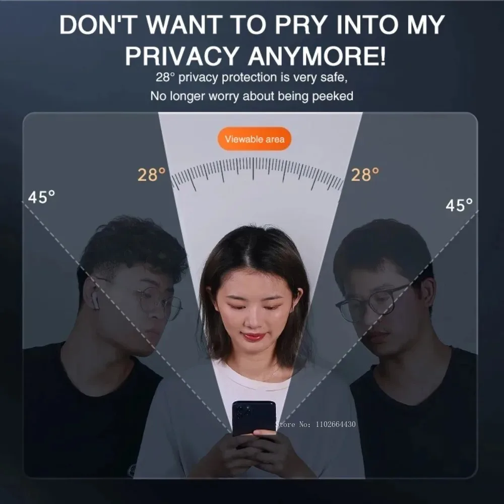 3 قطعة واقي شاشة الخصوصية لـ OPPO Reno 7 8T 6 5 Pro Plus 5G زجاج واقي مضاد للتجسس لـ OPPO Find X5 X3 Lite A96 A54 A74