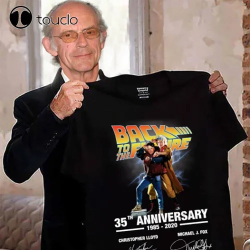Back To The Future Shirt 35Th Anniversary 1985-2020 Cast Signed Shirt S-5XL graphic tshirts for women