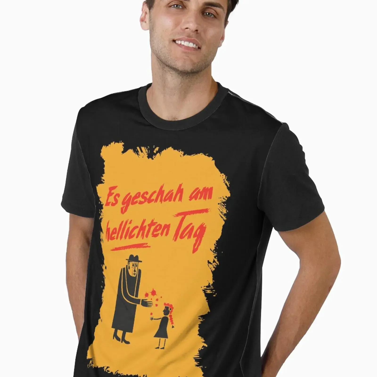 It Happened in Broad Daylight' Artistic Design Gert Fröbe T Shirt vintage Washed Soft graphic designer clothes streetwear