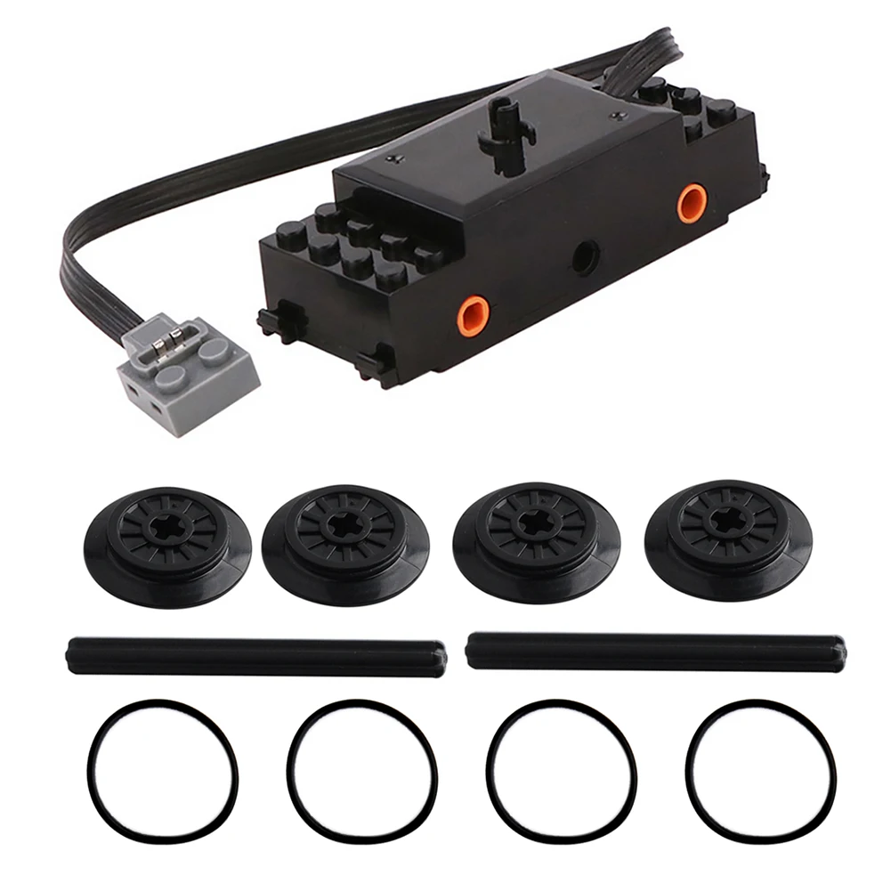 MOC Technology PF Blocks Infrared Receiver Speed Controller Train Track Motor Set Battery Case Compatible with Legoeds