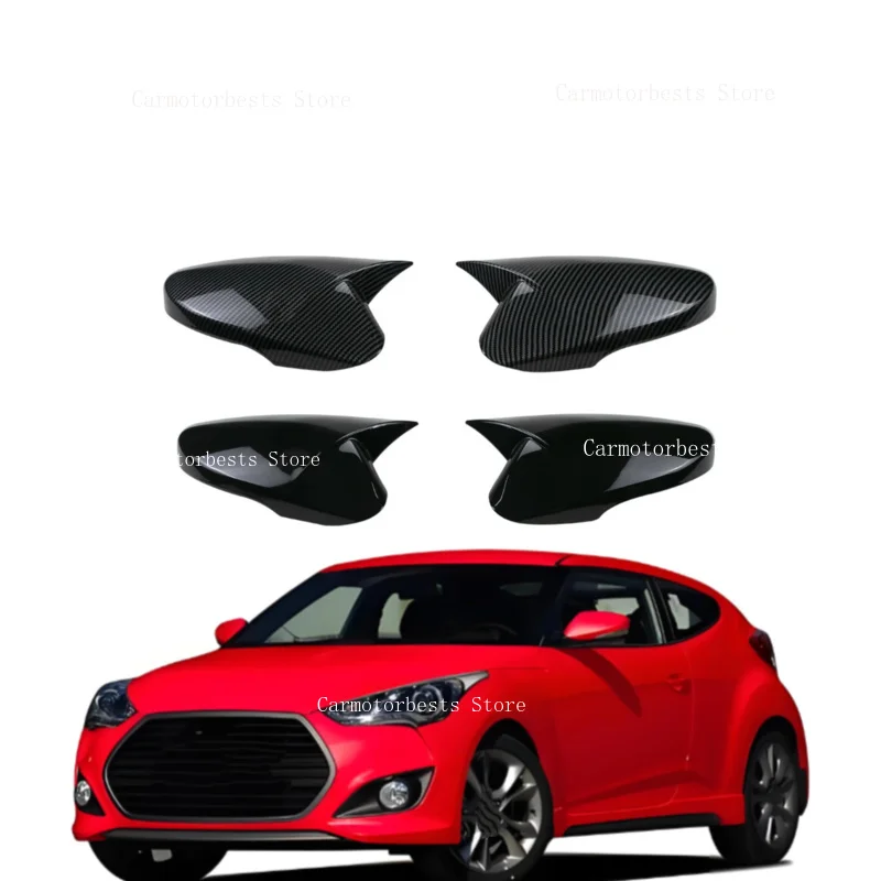 Car RearView Mirror Cover  For Hyundai Veloster Elantra Solaris 2010 2011 2012 2013 2014 -2017 Side Shell  Rear View Caps Trim