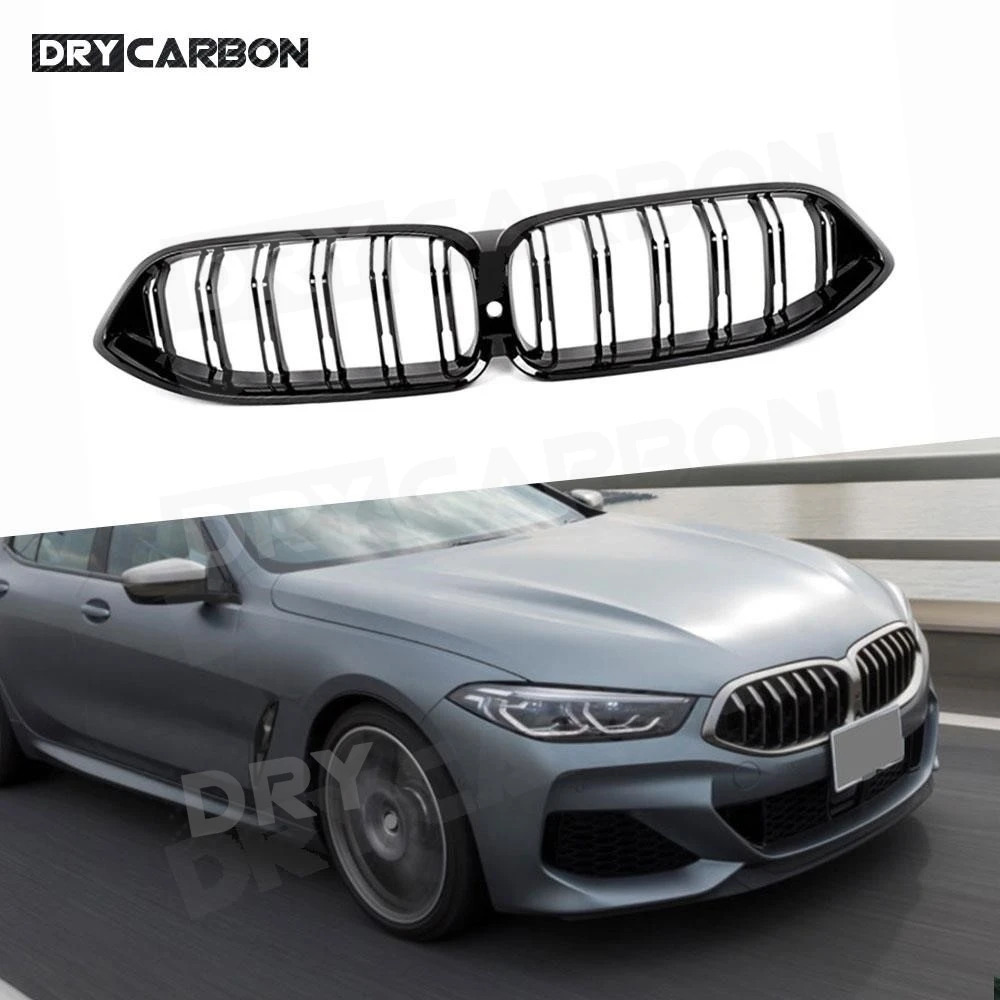 

Передняя сетчатая решетка радиатора из карбона для BMW 8 серии G14 G15 G16 2019+ (аксессуары для кузовного комплекта)