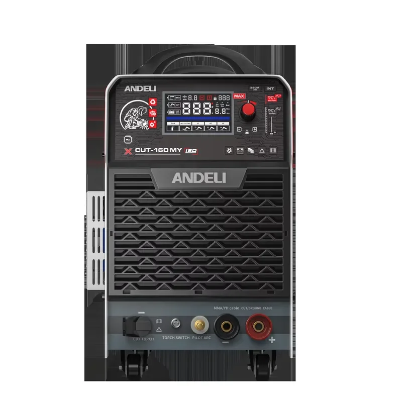 ANDELI CUT -160 Manufacturer Industrial Arc Plasma Cutting Machine Built-In Air Compressor MMA & HF Plasma Cutter Inverter