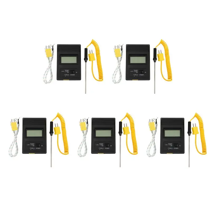 

Цифровой термометр ABJN-5X TM-902C (от -50°C до 750°C) с датчиком типа K