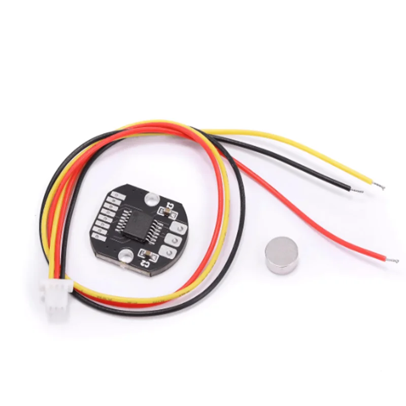 Ensemble d'encodeur magnétique AS5048A, interface PWM et SPI, 14 bits, haute précision, capteur de mesure d'angle à induction magnétique, carte de Module