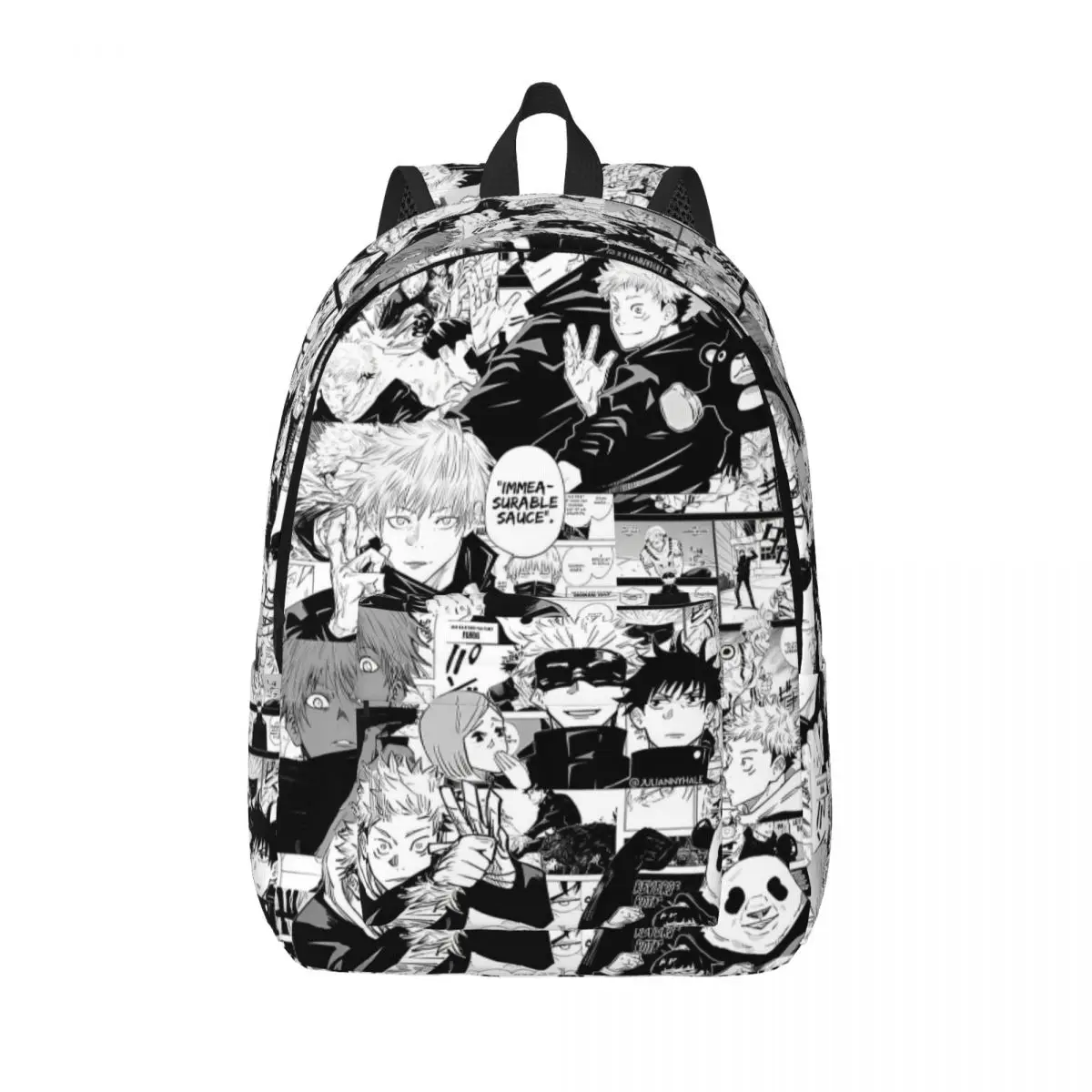 Jujutsu Kaisen Anime Cartoon Backpack Men Women Fashion Student Hiking Travel Daypack Satoru Gojo College Shoulder Bag Outdoor