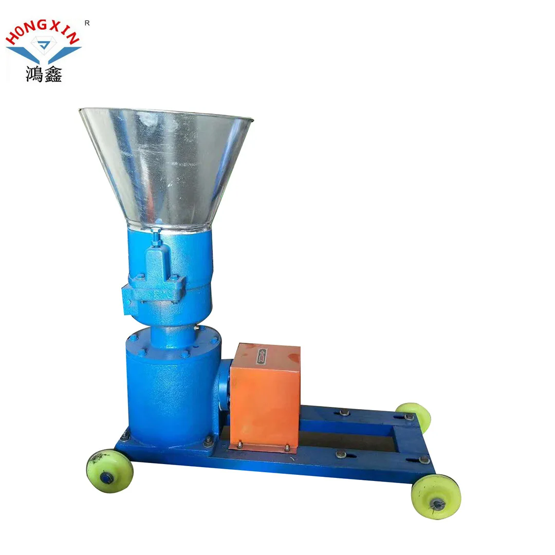 Household Small Feed Pellet Machine 300 Type 400 Type Cattle and Sheep Feed Pellet Machine Flat Mold Breeding Feed Pellet Machin