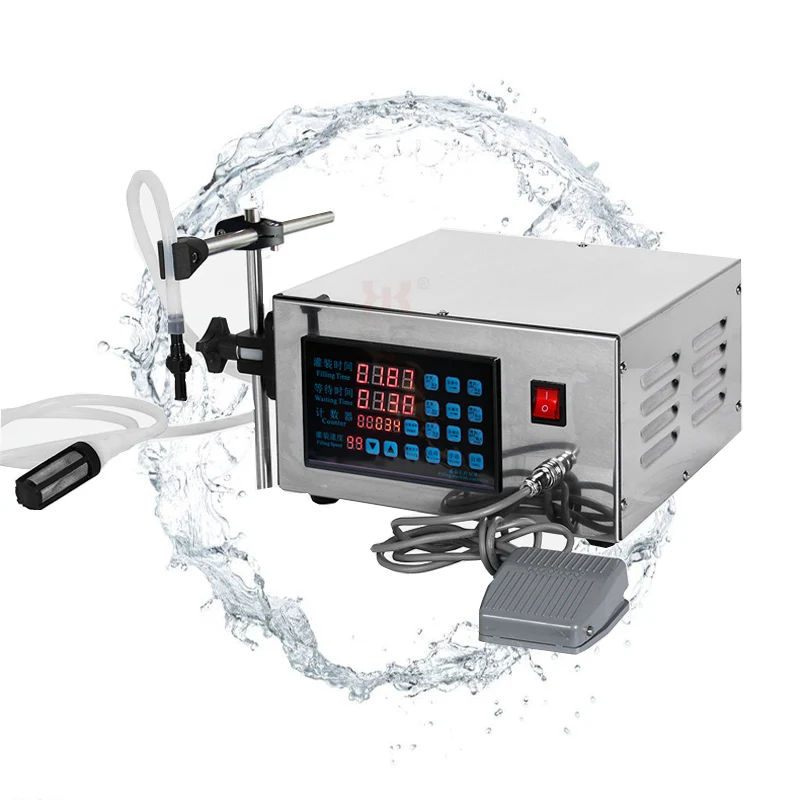 Wholesale Liquid Filler Weigher Machine Cooking Oil Beverage Drinks High Flow Footswitch Digital Control Filling Machine