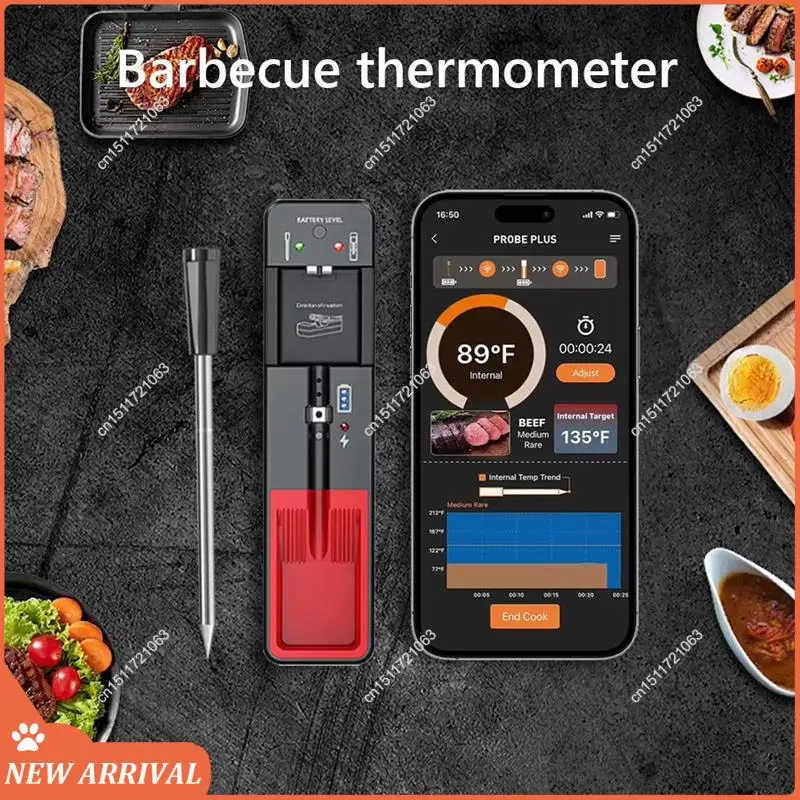 

Emption!Meat Thermometer Wireless Meat Thermometer Meat Thermometer For Smoker Rotisserie