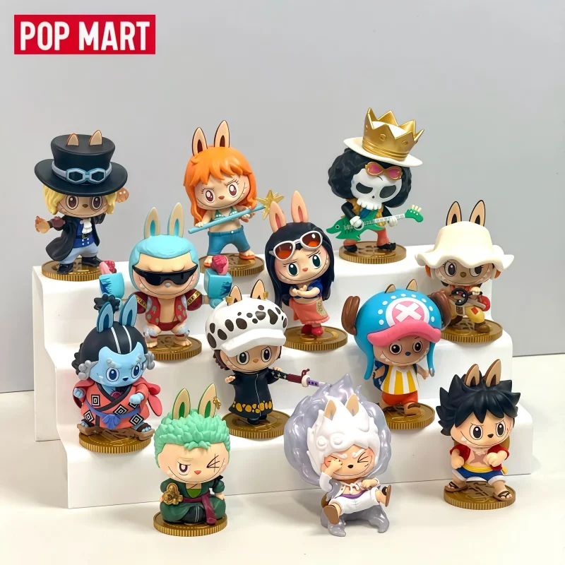 

Подлинная серия Pop Mart The Monsters X One Piece, слепая коробка, игрушки, каваи, аниме, экшн-фигурка, сюрприз, тайная коробка, куклы, подарок для девочек