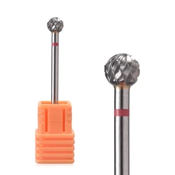 Carbide Nail Drill Ball Rotary Bit Electric Milling Cutter Acrylic UV Gel Polish Remove Cuticle Clean Nail Files Manicure Tool