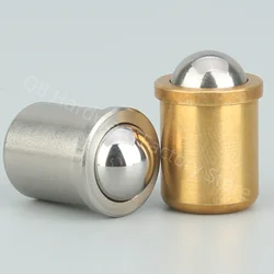Customizable Press-Fit Plunger Stainless Steel/Brass Spring Ball Plungers With Locating/Positioning Function