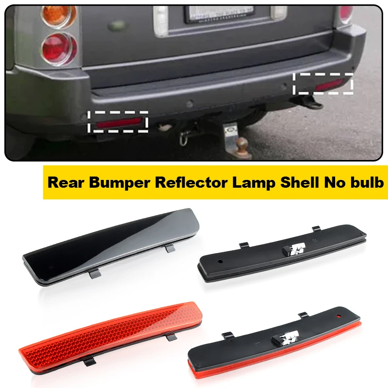 2 Piezas para Land Rover Range Rover L322 LR2, Carcasa de Reflector de Parachoques Trasero, Sin Bombilla, OEM # Accesorios para Automóviles: LR006348, LR006349, XFF000030