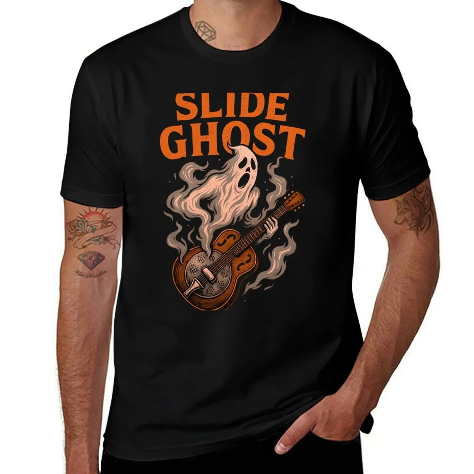 

Slide Ghost T-shirt Design T-Shirt vintage clothes funny gifts man t shirt t shirt men