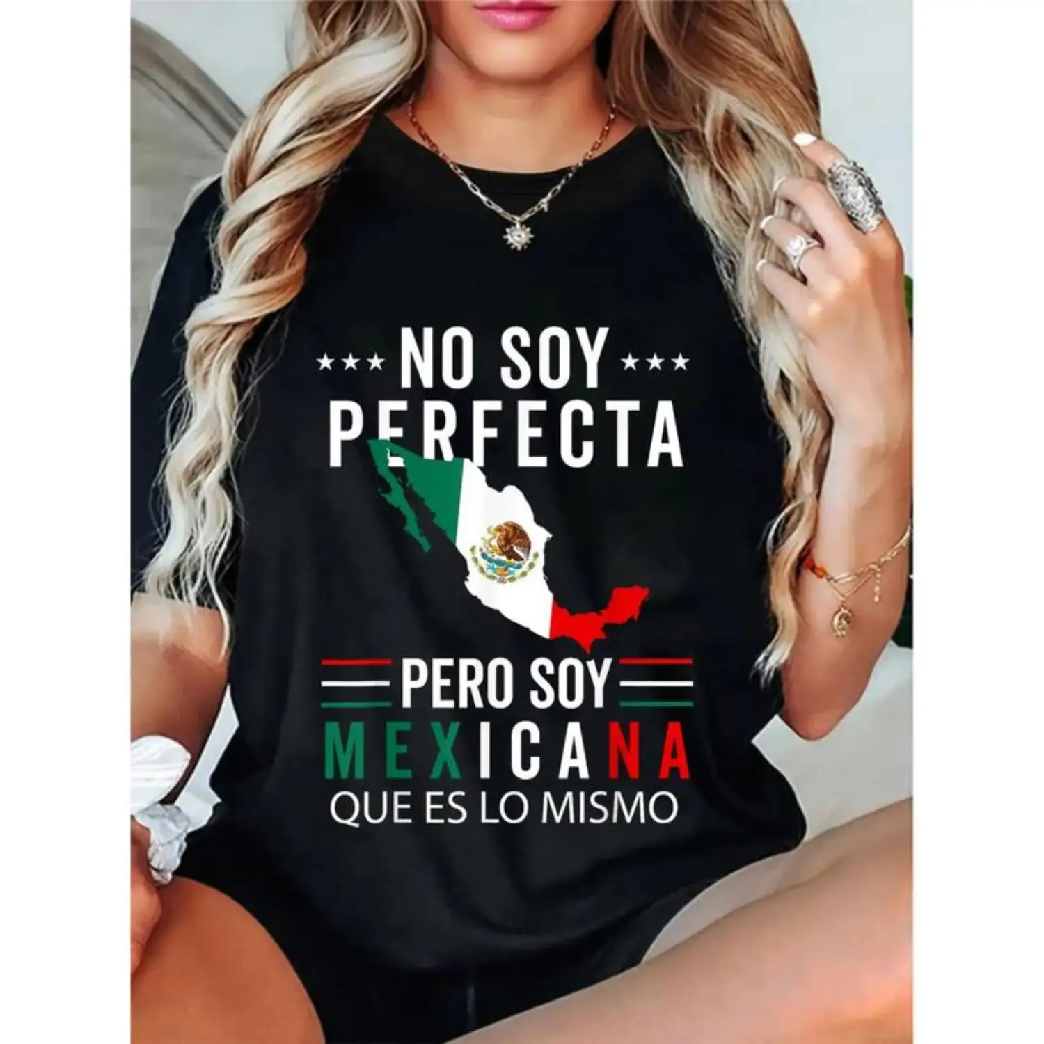 Men's Mexico Heritage Graphic T-Shirt - 100% Cotton, Casual Loose Fit Crewneck Short Sleeve for Everyday Wear