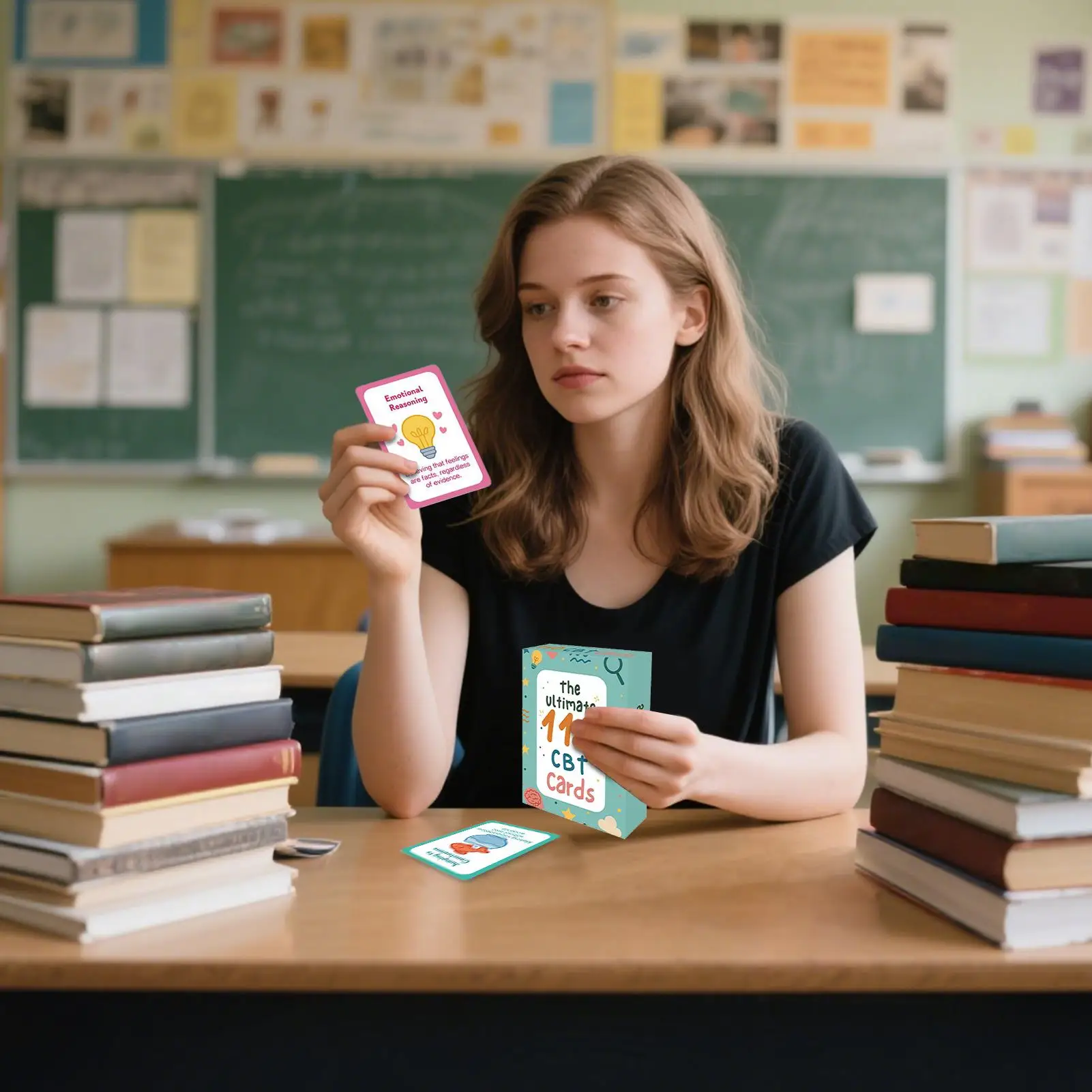 110 pz/set Carte Terapia Cognitiva Comportativa CBT Flashcard Strumenti di Mindfulness per l'ansia e il Sollievo dallo stress, Adulti Adolescenti Terapia