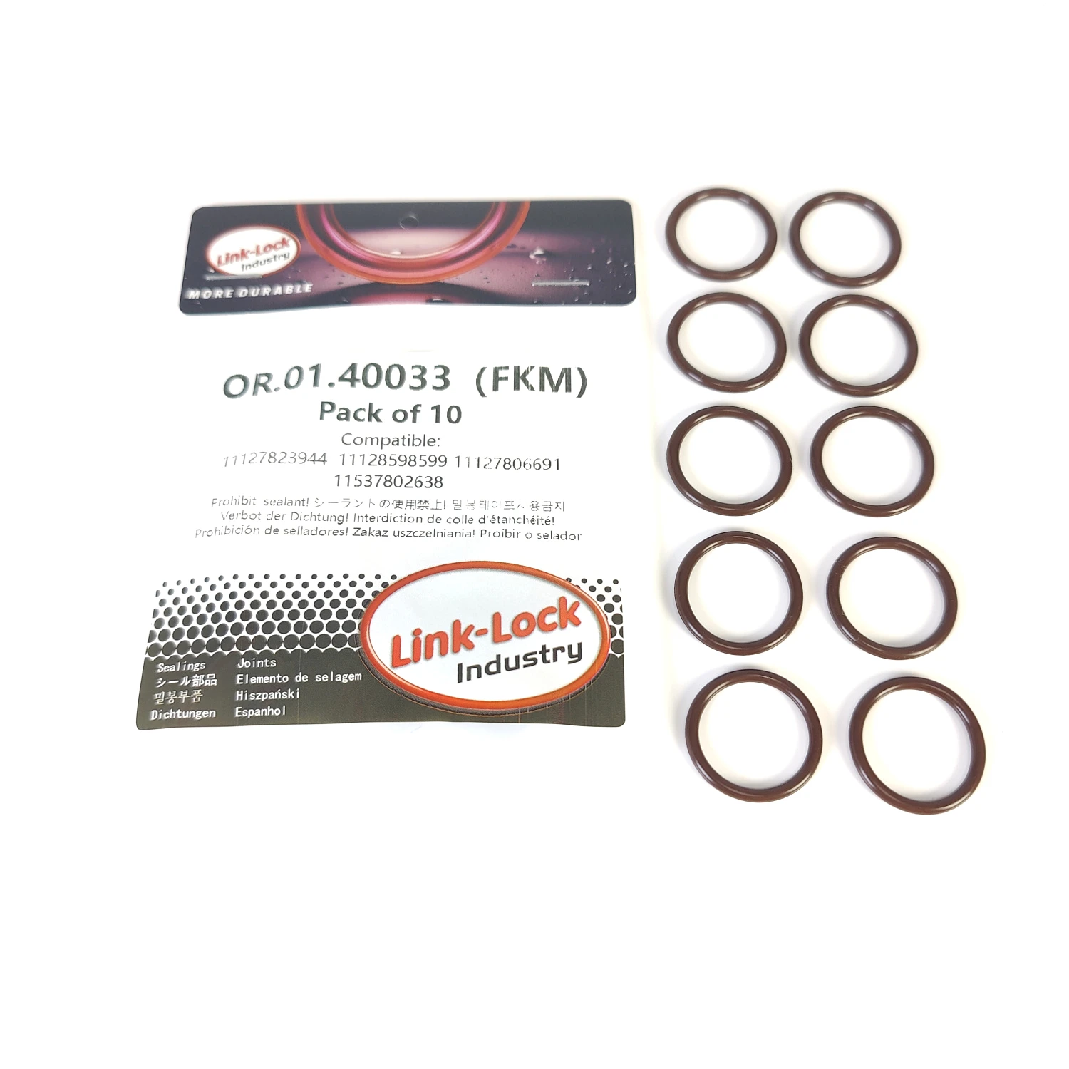 10PCS Fkm Viton OR.…