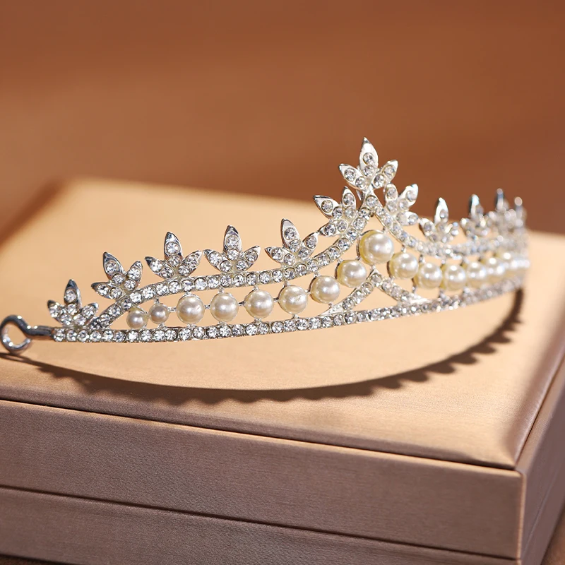 Itacazzo Bridal Headwear Silver-Colour Women's Sweet Wedding Dress Crown Girl Birthday Tiaras