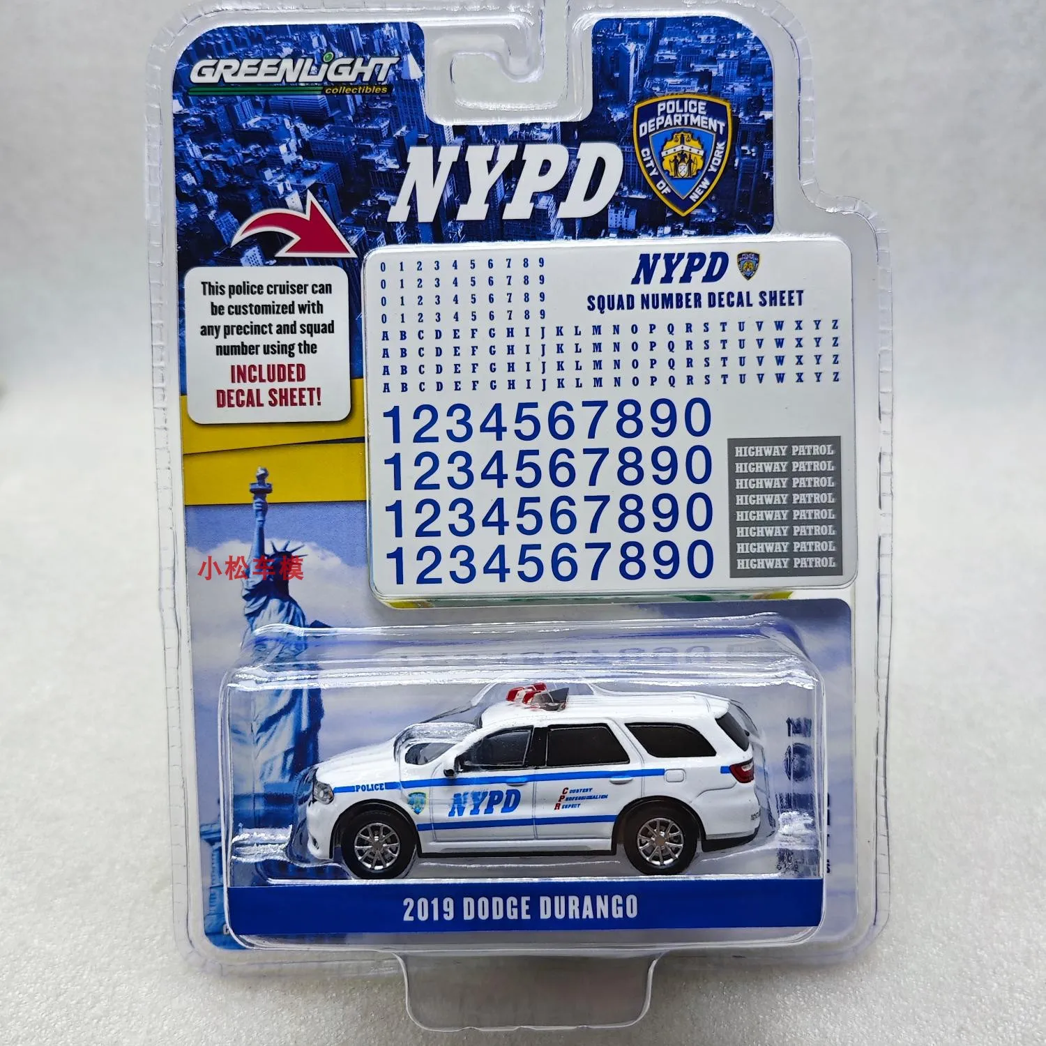 

GreenLight 1:64 2019, Dodge Durango, высокая имитация литья под давлением автомобиля, модель из металлического сплава, украшение автомобиля, коллекция подарков