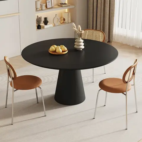 라운드 슬라이딩 슬레이트 다이닝 테이블 바, 높은 응접실, 스터디 다이닝 커피 테이블 서빙, Muebles De Cocina 홈 가구 CC Best5