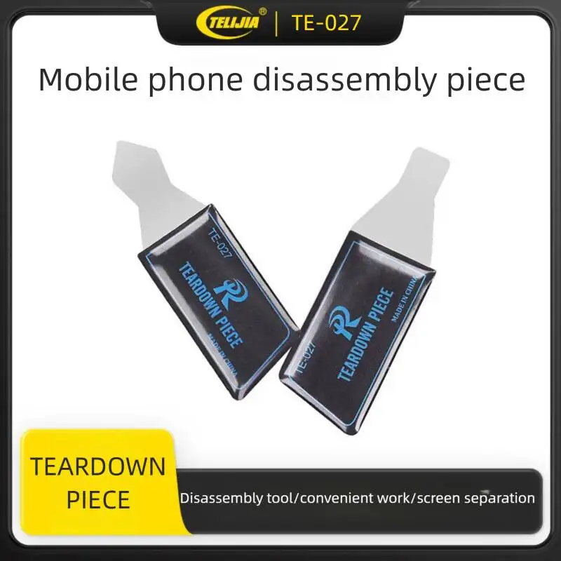 2PCS TE-027 Teardown Stück 2-in-1 Bildschirm Demontage Schaben Messer Geeignet für LCD Reparatur Entlöten BGA lot Paste Werkzeuge