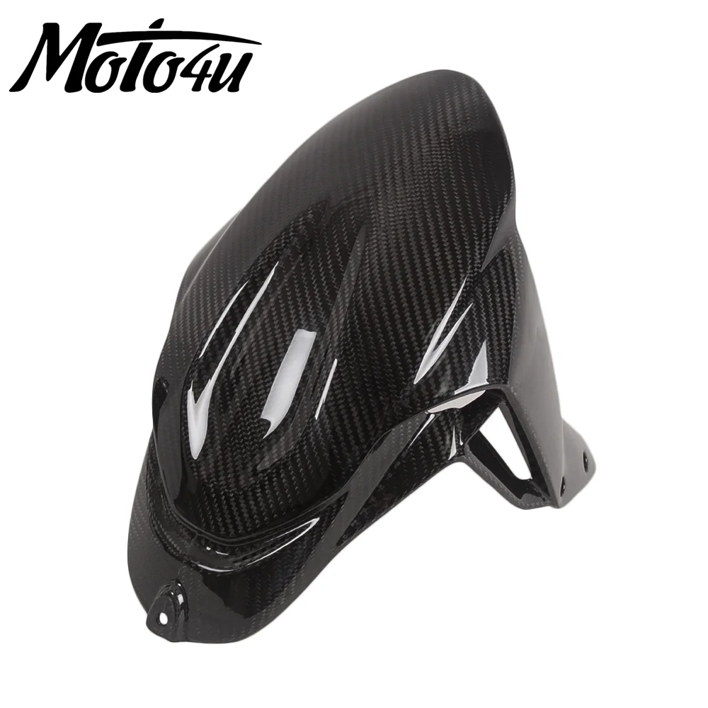 Real Carbon Fiber Front Fender Mudguard Mudflap Mud Flap Splash Guard Accessories For MV Brutale 800 800RR 800RC 2017+